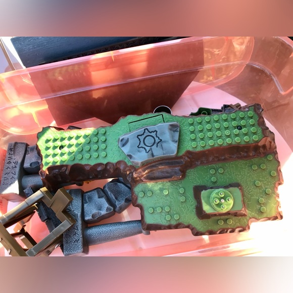 Vintage MEGA BLOKS Medieval Figures Outdoor Platform Bases Building Blocks - Picture 8 of 11